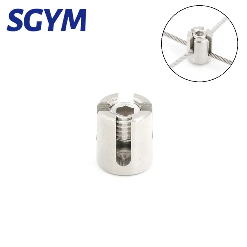 1 pz M3/M4/M5/M6/M8 angoli di 90 gradi di grado marino in acciaio inossidabile 316 fune metallica sistemi di traliccio verde parete croce clip corda morsetto