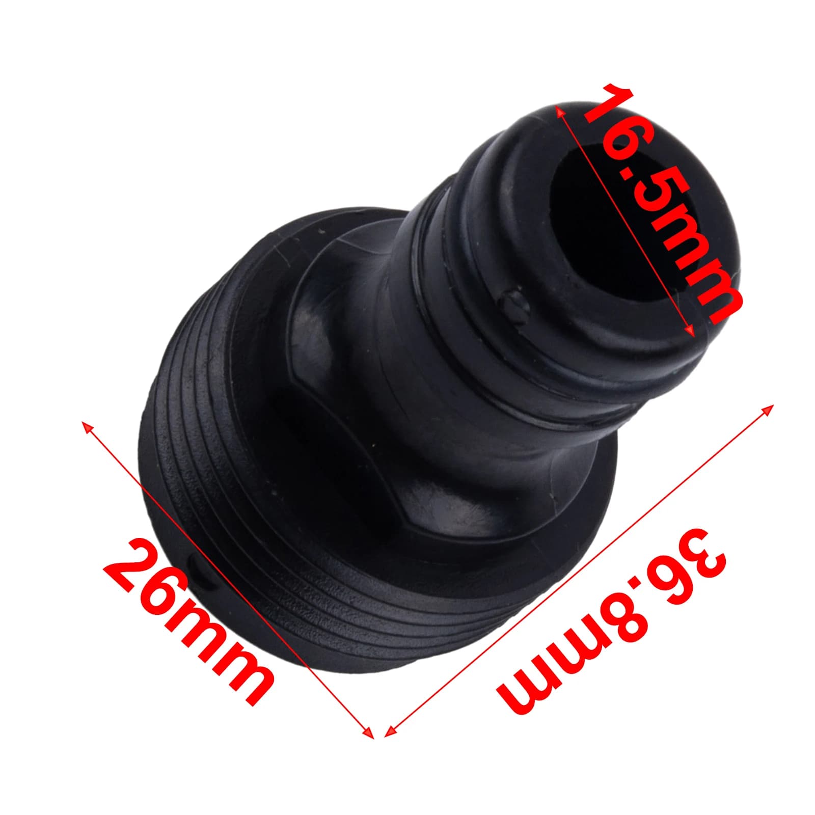 Set di 10 Adattatori Rapidi in Plastica per Tubi da Giardino da 3/4 Pollici GHT, Compatibili con Rubinetti, Ugelli, Irrigatori e Tubi per Irrigazione