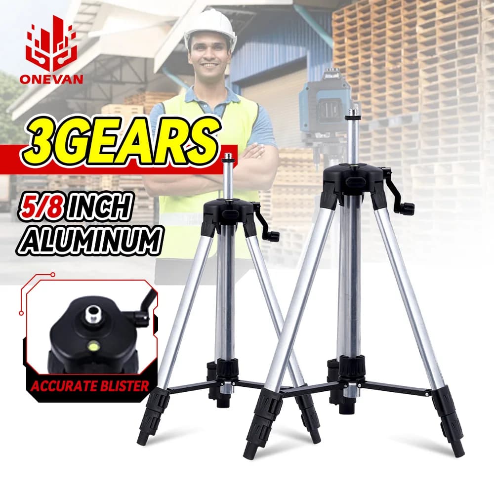 1.2M/1.5M Livello Laser Treppiede Altezza Regolabile Addensare Treppiede In Alluminio Per Autolivellante Treppiede Strumento di Supporto Per Livello Laser