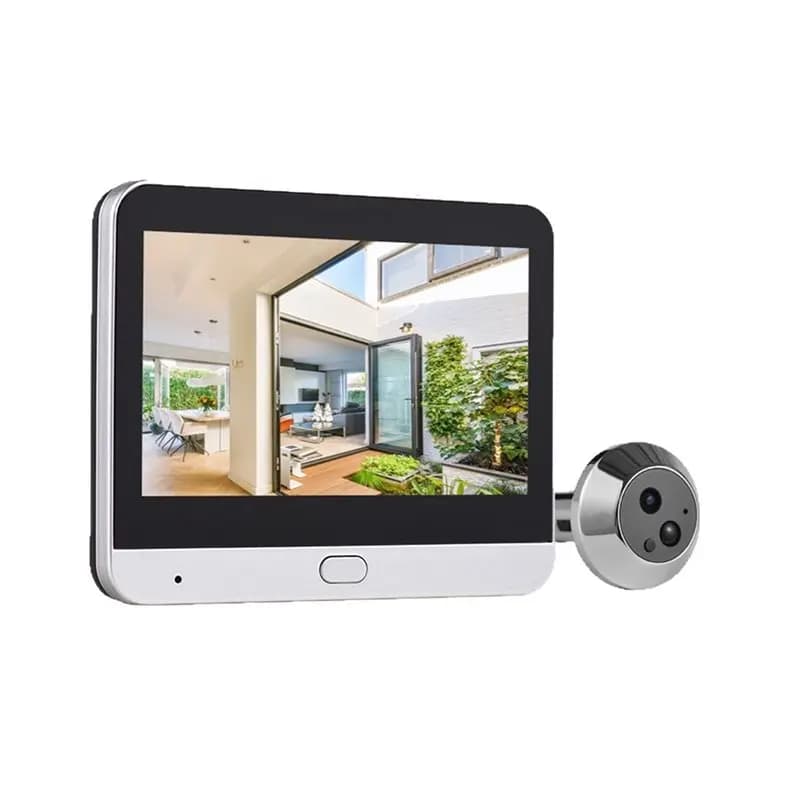Smart Wireless Video Doorbell 2MP Tuya Wifi Peephole Door Camera PIR Motion Detection Smart Home Security B-Y41A