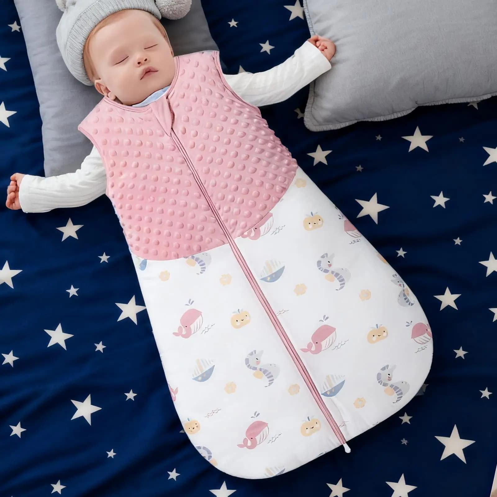 Children's bed Wearable blankets in soft cotton Sacco cotton bed for the house Hospital Outdoor park Summer Winter New Year's Eve