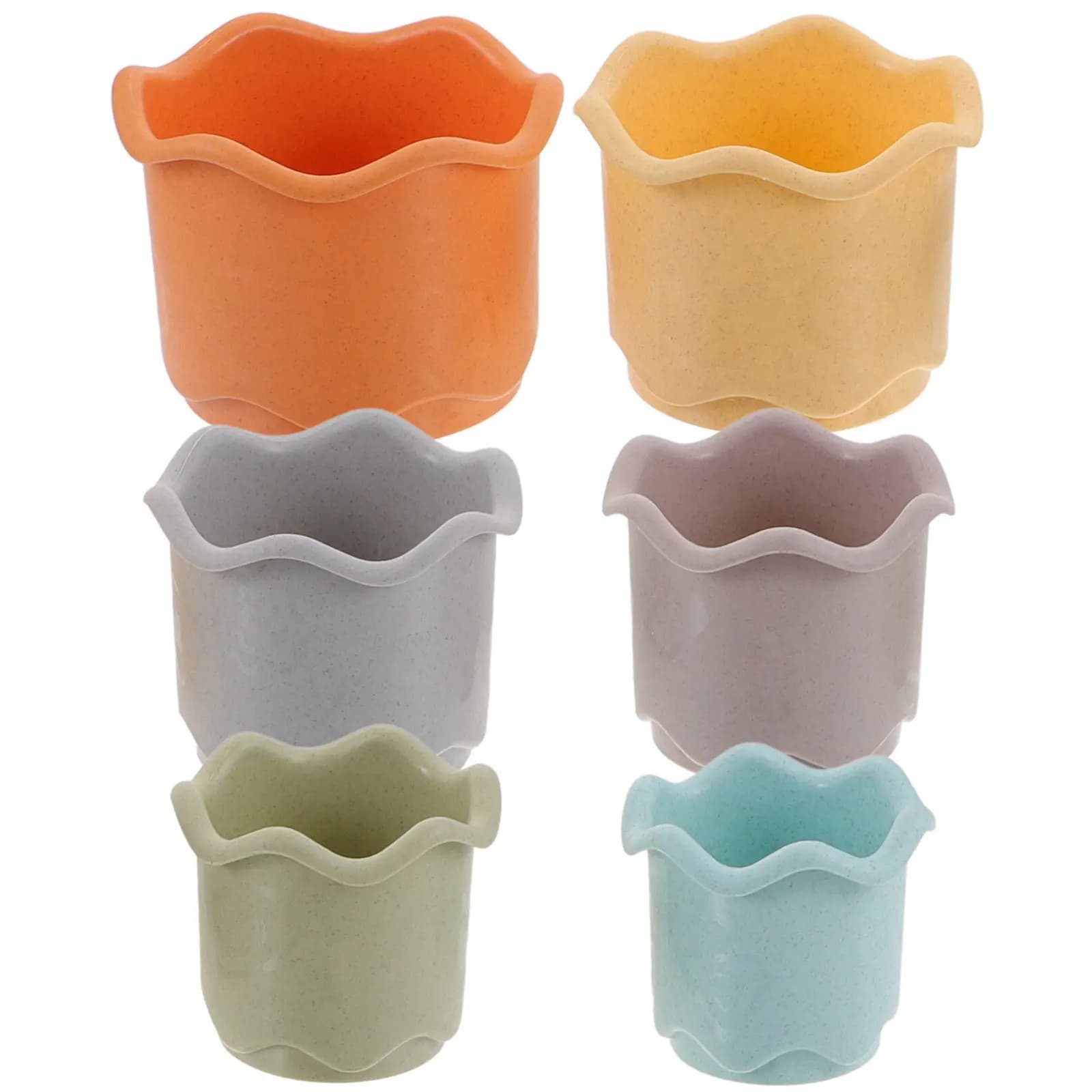 Set di 1 Tazza Impilabile Colorata a Forma di Coniglio, in Plastica Resistente e Non Tossica, Gioco Puzzle per l'Alimentazione Lenta del Coniglio, per Interni ed Esterni, per l'Arricchimento del Gioco