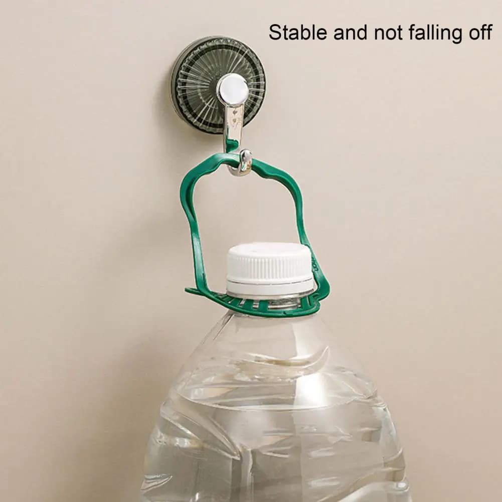 Traceless Suction Cup Holder Light Luxury Suction Cup Hooks Heavy-duty Transparent Wall Mounts Removable No-hole Bathroom Towel