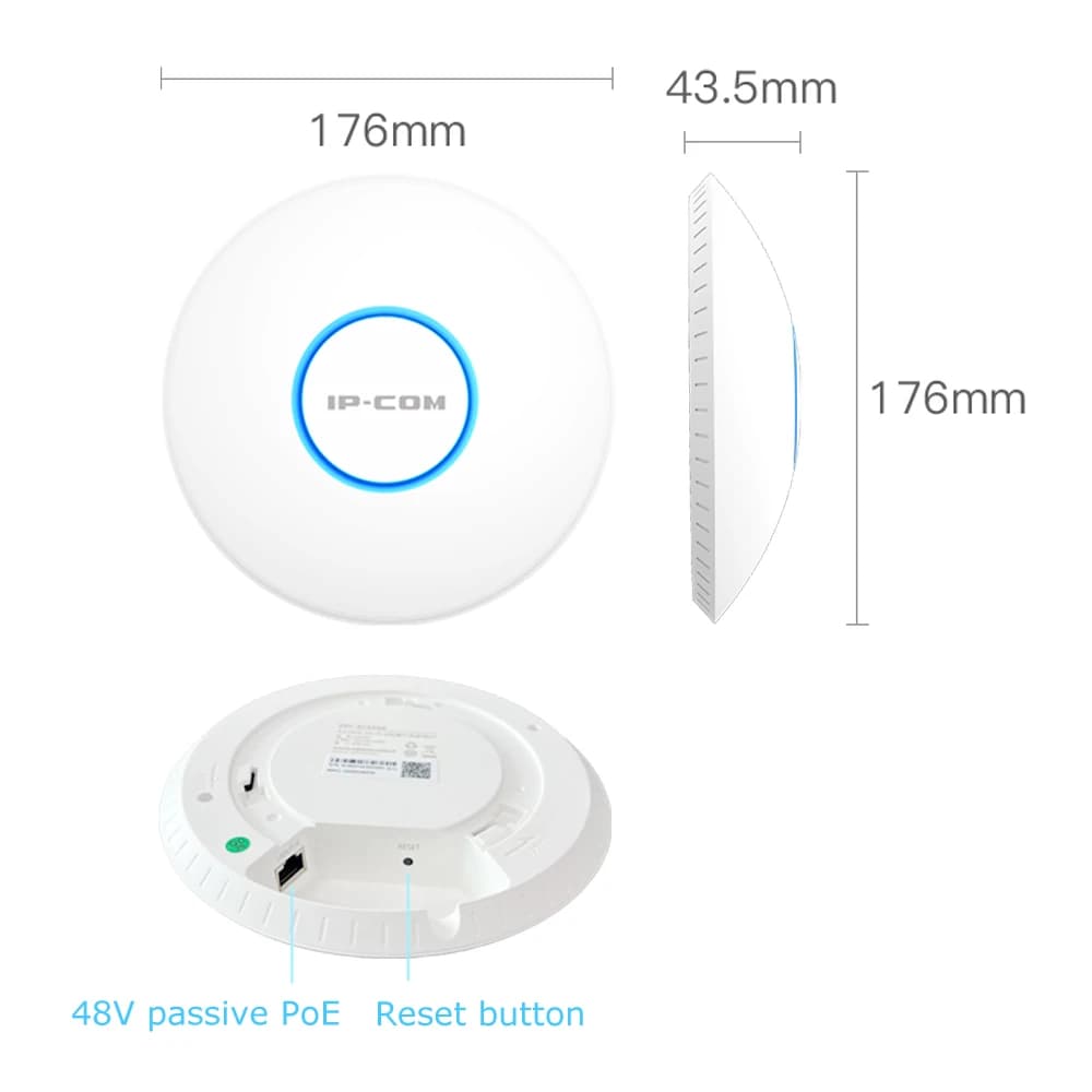 Gigabit WiFi 6 Punto di accesso Dual Band AX1500 Soffitto AP WIFI Extender 1500M 5G Router ad alta potenza Ripetitore di segnale AP wireless