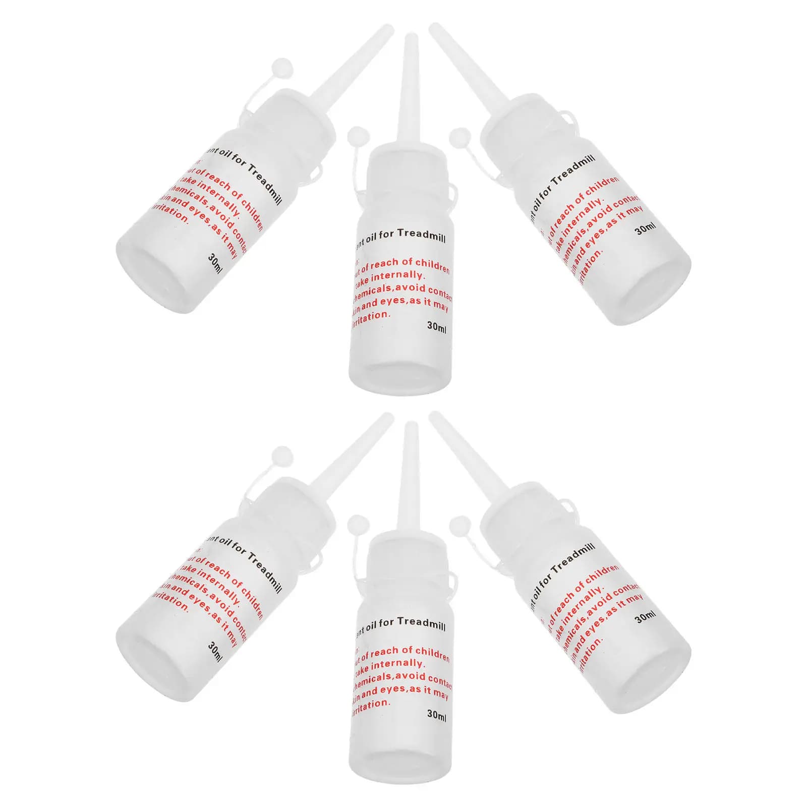 6Pcs Treadmill Lubricant Silicone Oil for Running Belt Gym Exercise Equipment Maintenance Treadmill Belt Lubrication Oil Noise