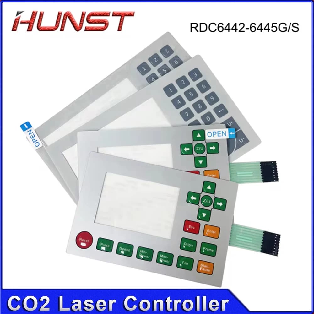 Tastiera a membrana HUNST Ruida con interruttori RDC6445S RDC6445G RDC6442S RDC6442G per macchine da taglio e incisione laser