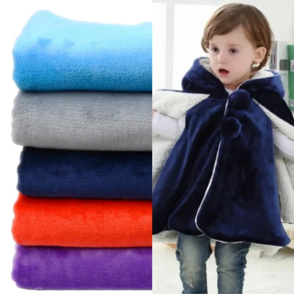Flannel Printed Fabric Double-sided Velvet Blanket Pajamas Fashion Wholesale Material Sewing Cloth By The Meter Comfortable Soft