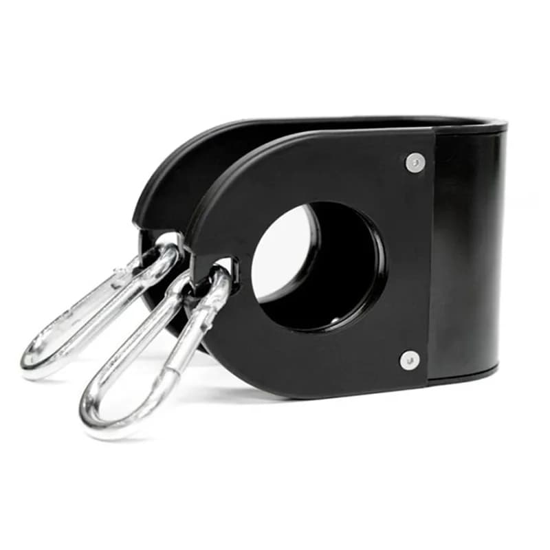 U Shaped Clip T Bar Row Grip Attachment Load Dumbbells on Barbells Gym Barbell Clip Hook Dumbbells on Dip Belt for Dumbbell