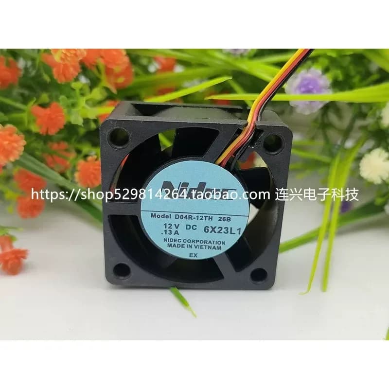 for Nidec D04R-12TH 4015 12V 0.13A 4cm Cooling Fan Industrial Computer Power Supply New