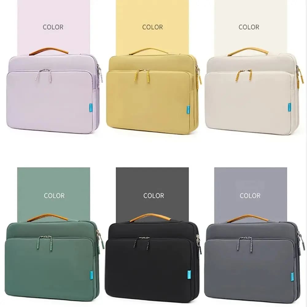 Borse per laptop portatili semplici con maniglia, leggere, impermeabili, custodia per laptop in materiale morbido, custodia per notebook ultrasottile, borsa da donna