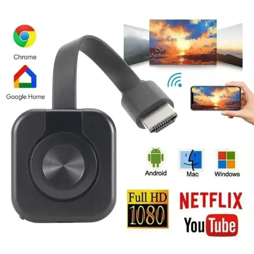 WiFi Receiver Audio Video Transmitter Phone Projector HDMI Mirroring Screen Display Adapter For iOS Android PC TV Receiver