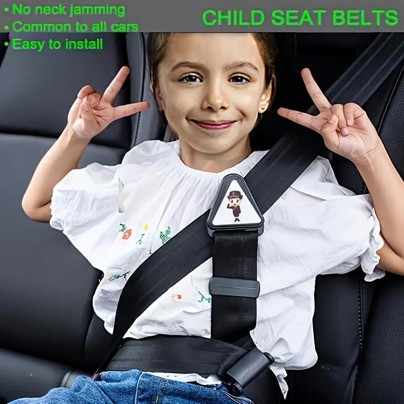 2025 New1/3/5pcs Regolatore per bambini Cintura di sicurezza per auto per bambini Nastro di correzione con fibbia per cinghia di sicurezza per bambini universale