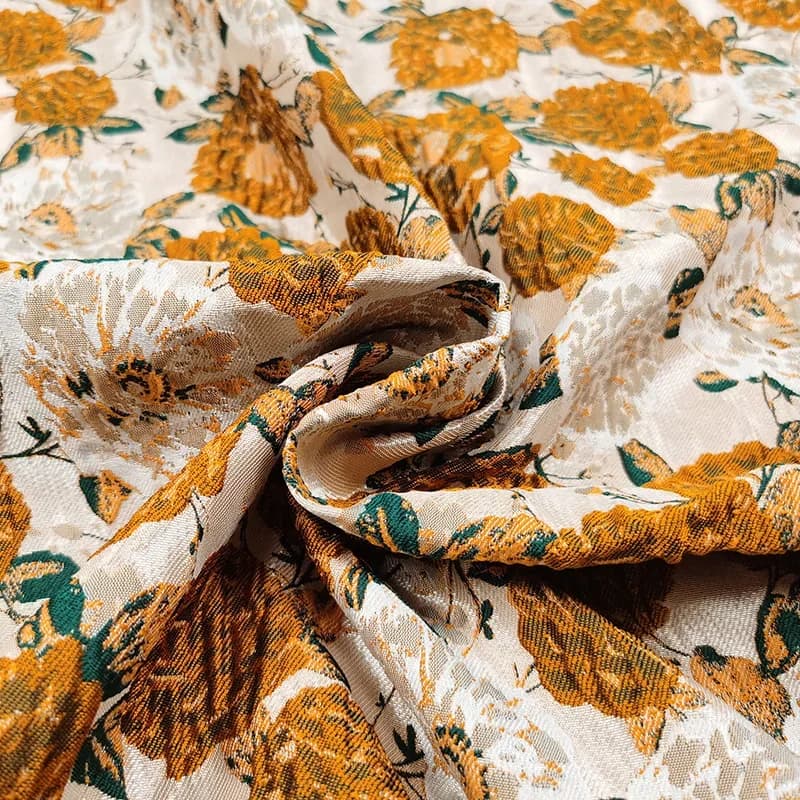 New Jacquard Brocade Fabric Damask For Clothes Embossed Fashion Women Dress Sewing Material Cloth by the Yard