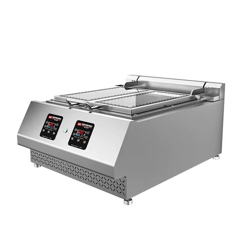 Adesivo per pentola, forno per friggere fresco, commerciale, padella elettrica, completamente automatico