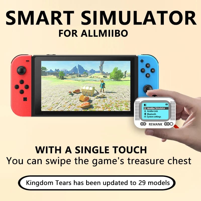 REMANCO For Amiibo Pixl NFC Emulator Pixl Infinite Swipe For Pixl Amiibo Emulator Switch Intelligent Simulator Game Console Accessories