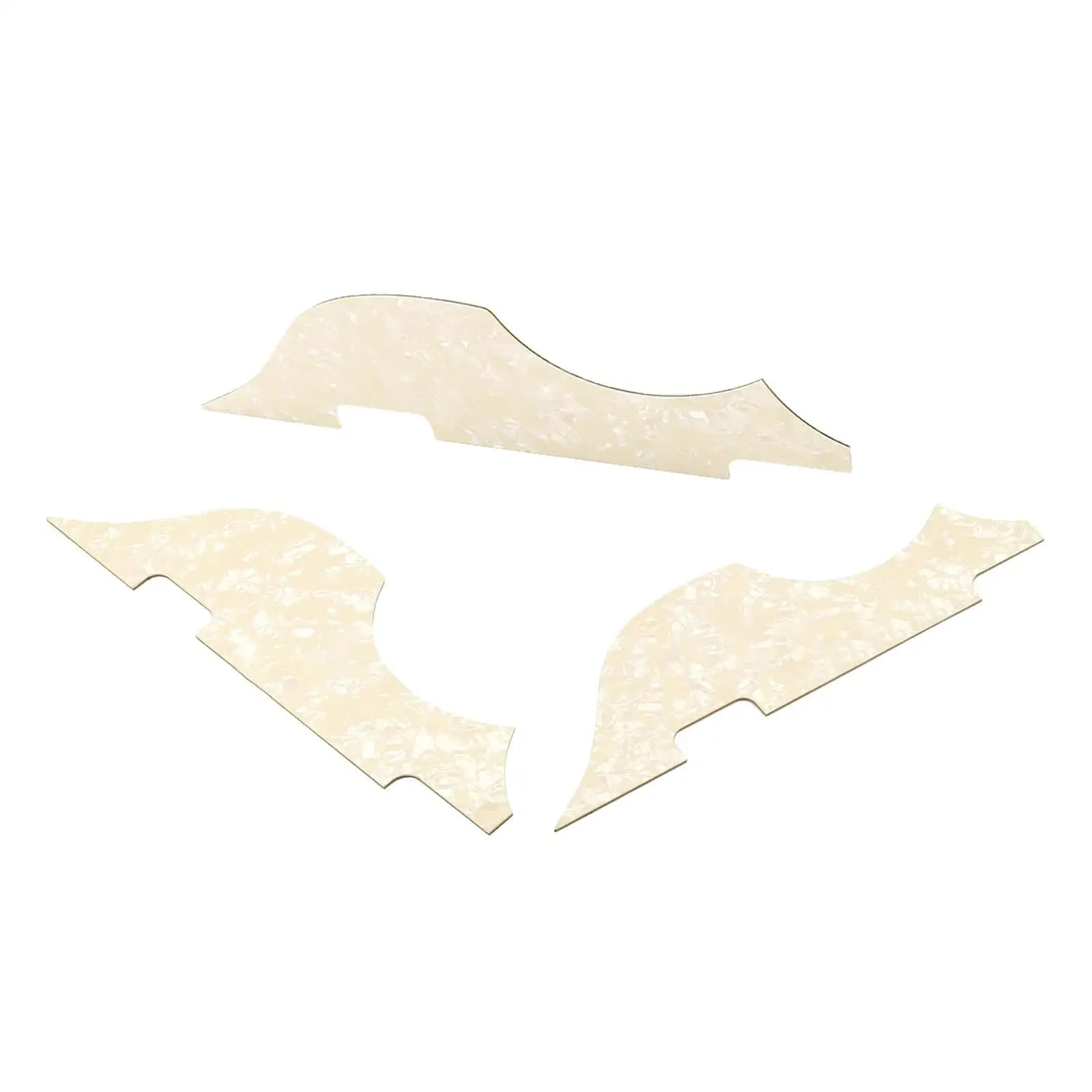 Bass Style Pickguard 3 strati parte di ricambio mancini Decor 1 pezzo durevole per Hofner Bass Style Bass Guitar Instruments Accs