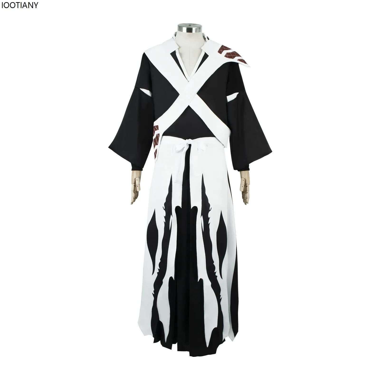 CosplayAnime Cosplay Costume Anime Black Top Pants Suit Clothes Party Costumes Adult Unisex Halloween Carnival