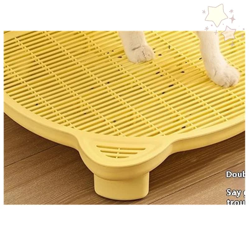 Tappetino per lettiera per gatti per interni a doppio strato, facile da pulire, tavolo per sabbia di controllo, tappetino per raccolta lettiera per gatti lavabile antiscivolo
