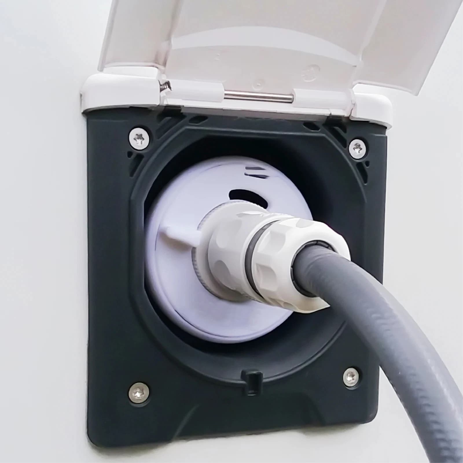 Adattatore per collo di riempimento per tappo serbatoio acqua per camper con connettore per tubo flessibile Tappo carburante con connettore acqua Accessori per roulotte per camper