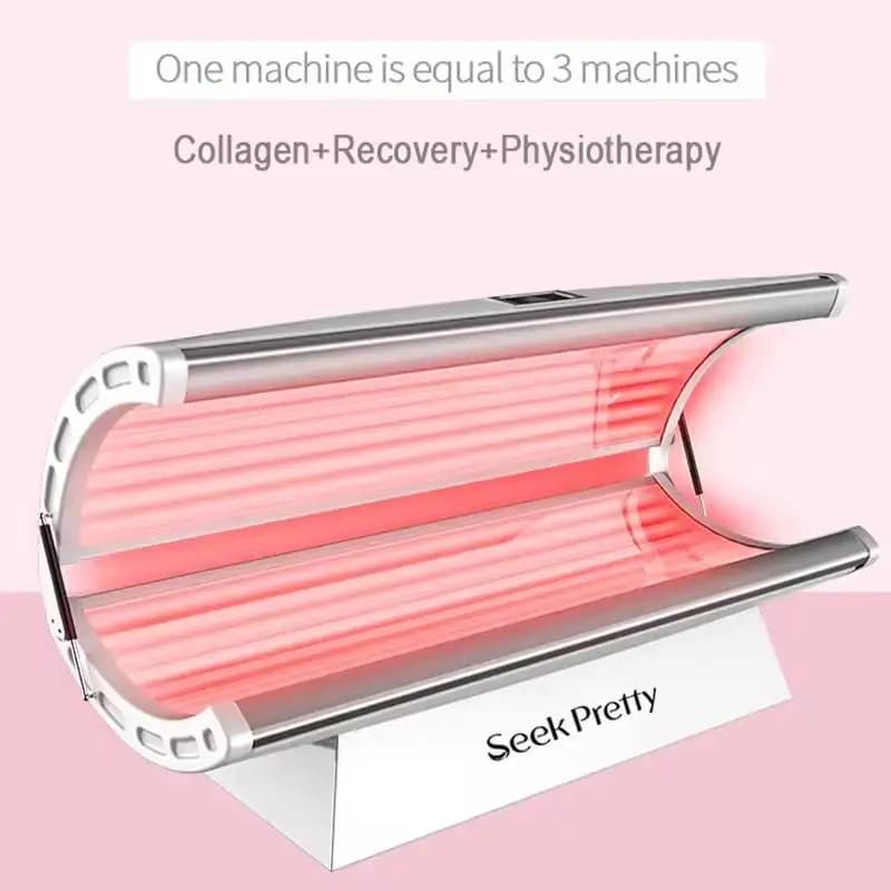 Lettino per Terapia a Luce Rossa, Epilatore di Bellezza, Terapia Sbiancante per la Pelle, Letto al Collagene, Sauna Commerciale, Camera per Ringiovanimento Completo del Corpo