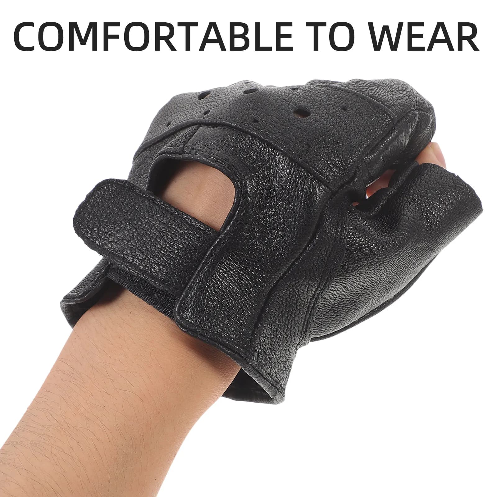 1Pair Half Finger Gloves Men Women Breathable Ergonomic Fitness Gloves for Cycling Outdoor Sports Gym Workout Weight Lifting