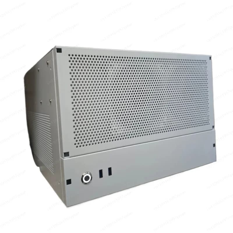 Chassis NAS L8 ATX Nero, Case per Hard Drive Synology Flying Bull, Alimentatore ATX, Raffreddatore Mid-Tower