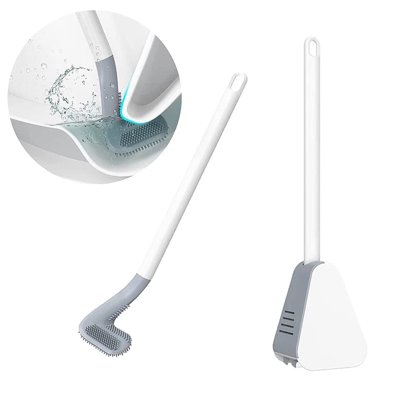 Scopino da toilette in Silicone a forma di Golf con Set di supporti scopino per wc scopino da parete e supporto per asciugatura per bagno