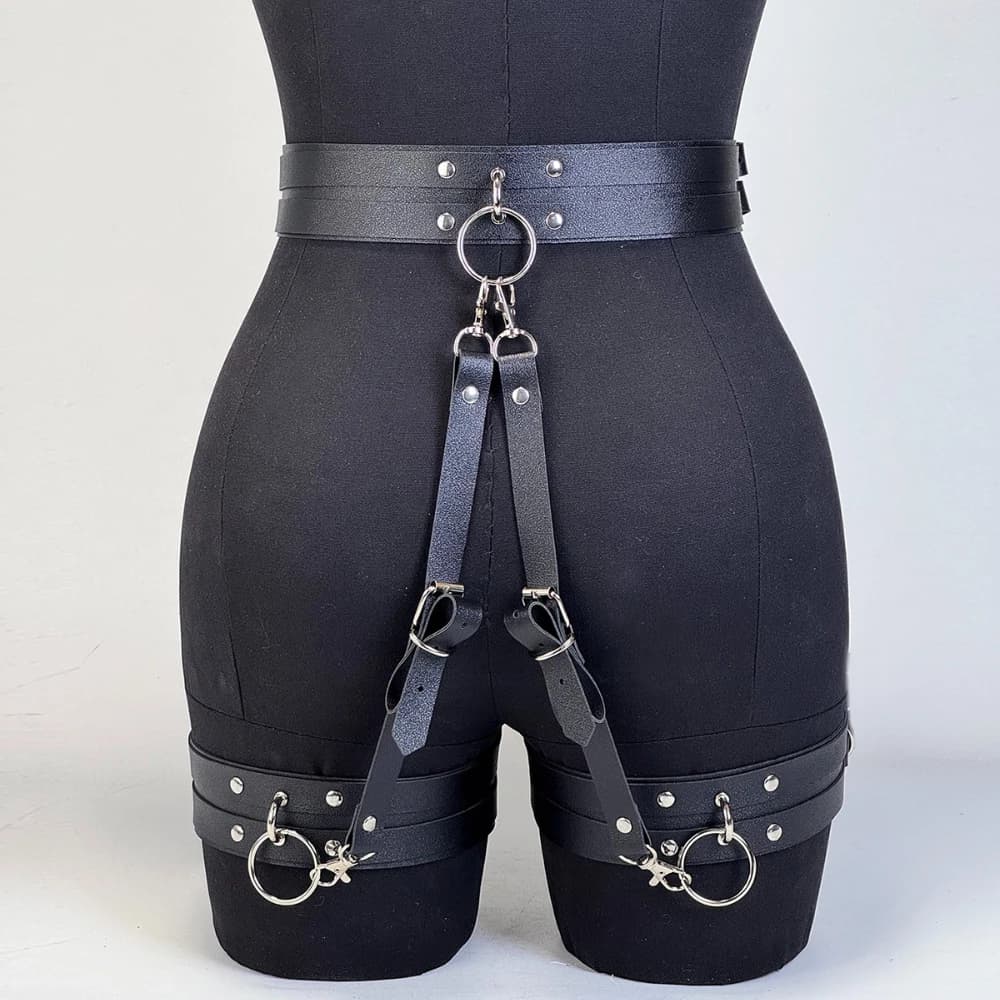 Women's PU Leather Belt, Street Style, Adjustable, Gothic Punk, exotic, with Decorative accessory for Jeans