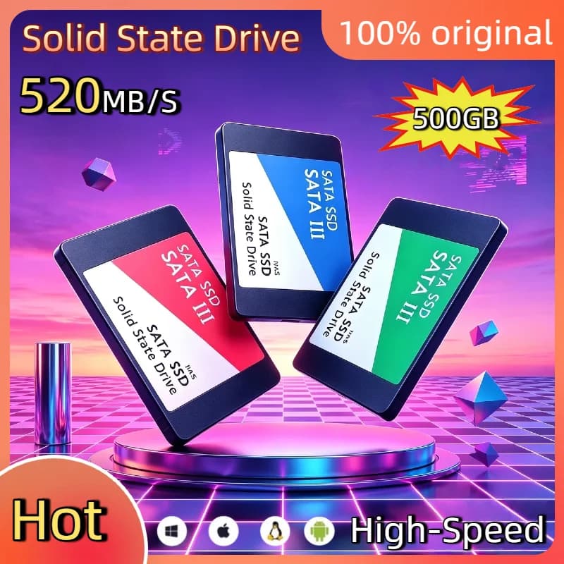 Ultra Portable 500GB External SSD Shockproof Metal Casing USB 3.0 7400MB/s Solid State Drive for PC Laptop Hard Disk Pro Pocket