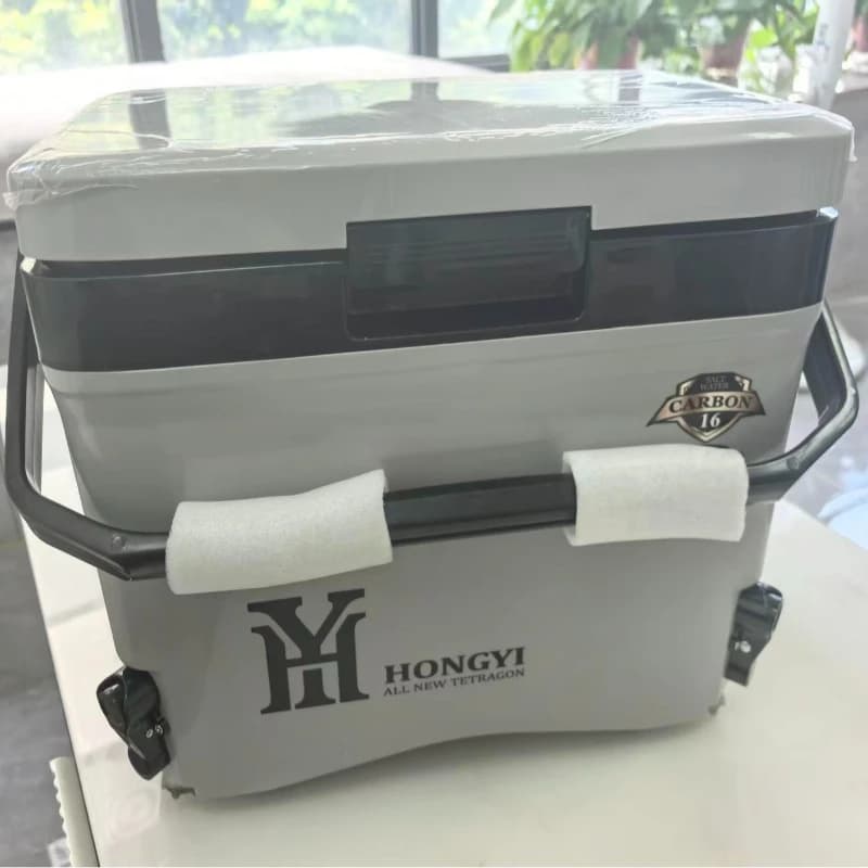 16L Ultra‑Light Insulated Live Fish Bucket with Lifting Foot, Portable Multifunctional Complete Set Fishing Tackle Storage Box