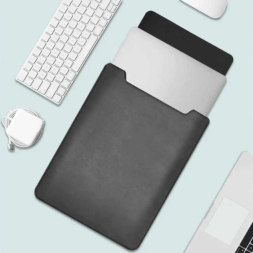 11 13 14 custodia per Laptop da 15 pollici custodia protettiva Ultra sottile in pelle PU Ultrabook Cover custodia protettiva per Notebook antiurto