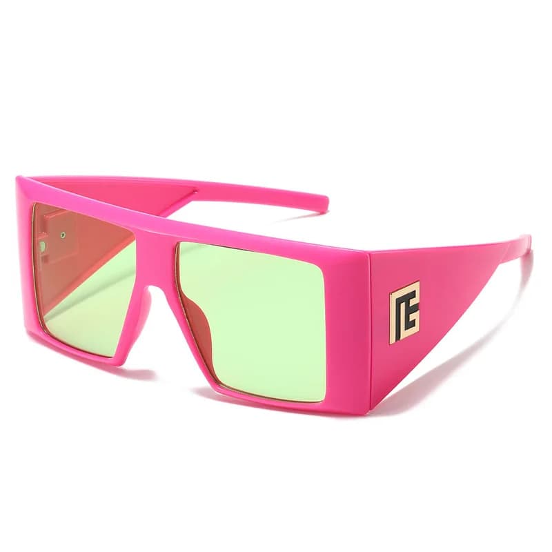 Luxury Brand Square Sunglasses For Women Fashion Oversized Female Shades Bold Frames Street Personality UV400 Sun Glasses Oculos