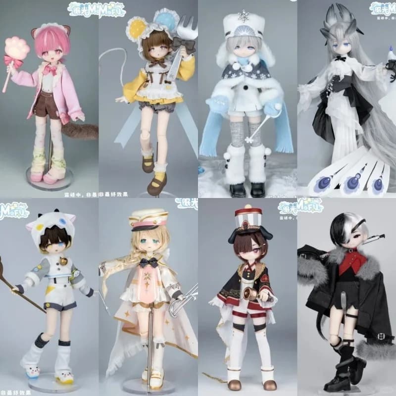 Genuine Mofu Twilight Special 6 Point Articulated Joint Doll Blind Box Trendy Play Desktop Ornament Birthday Gift Collection Toy