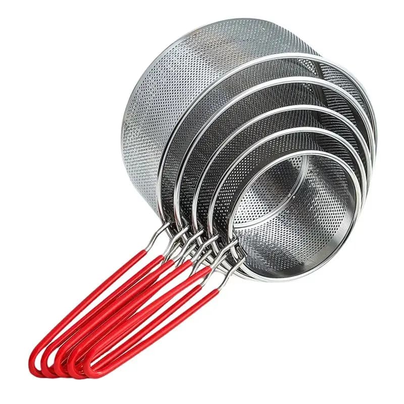 Cestello per frittura ABUL, Cestello a rete per frittura profonda, Scolapasta per pasta, Cestello per frittura, Padella, Contenitore per olio, Filtro per hot pot piccante