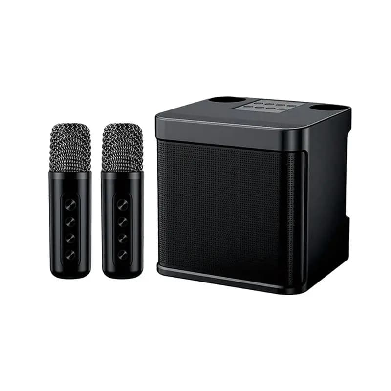 Set Karaoke Sensitive KD-203, Altoparlante Karaoke Wireless Bluetooth con Doppio Microfono