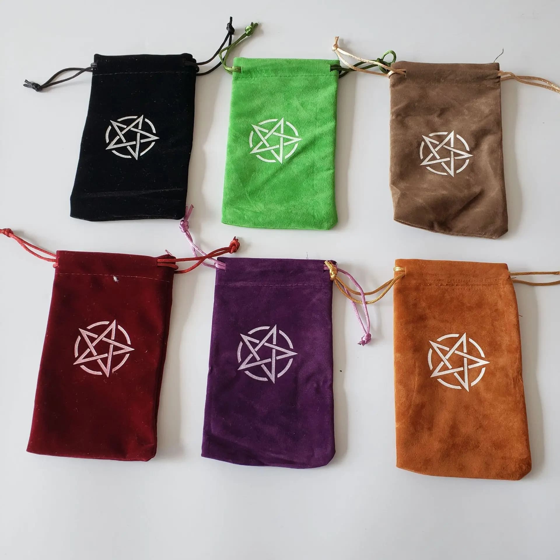 Addensato velluto luna Tarots Oracle card Storage Bag costellazione strega divinazione accessori gioielli dadi borsa ricamata
