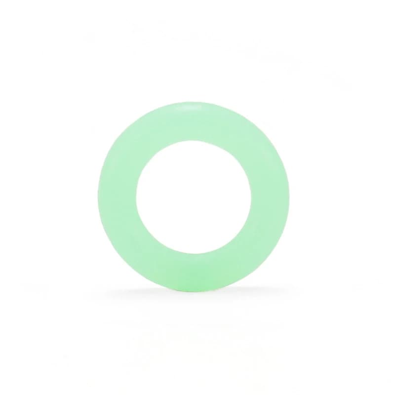 Anello di avvertimento per chiodo da terra per esterni con O-ring in gomma siliconica luminosa da 10 pezzi per accessori per chiodi per tende da campeggio