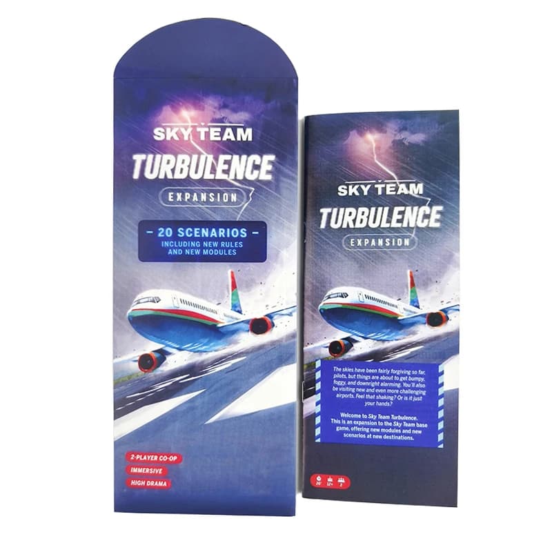 SKY TEAM EXPANSION Gioco da Tavolo Turbulence 20 Nuovi Scenari con Regole e Moduli Aggiuntivi