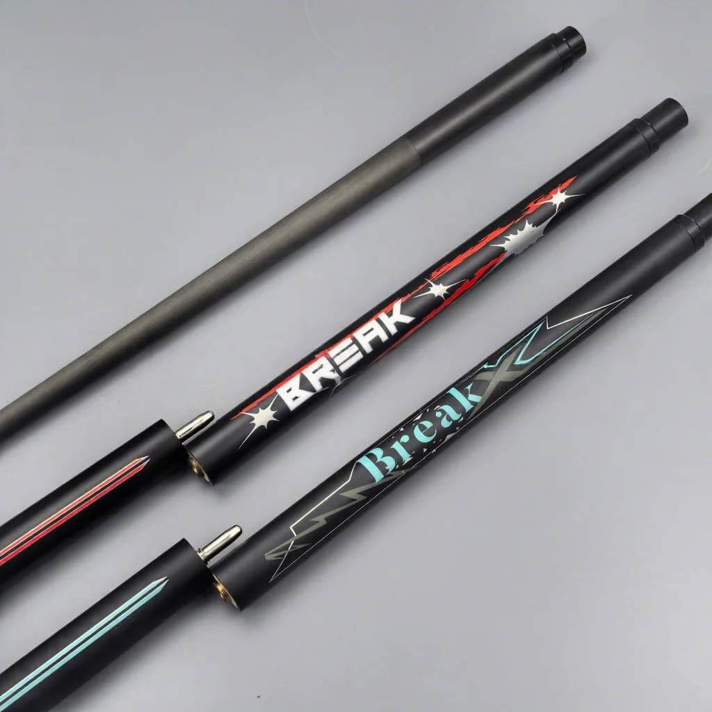 Stecca da biliardo Hot Sell Vanqs 58 pollici Unilock in fibra di carbonio in 3 pezzi per punch, jump e break con protezione per il giunto