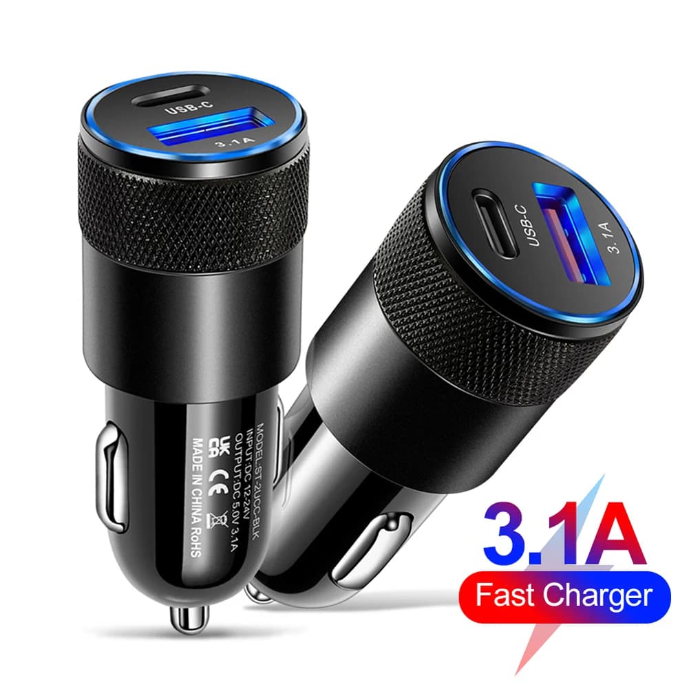 1 pcs 65 W USB Charger for Car Quick Charging 3.0 Type C Adapter for Fast Charging Phone Quick Charger Charger Car Parts