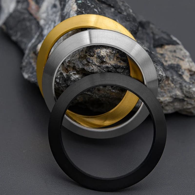 Ghiera per cassa orologio in acciaio inossidabile 316L, adatta per orologi subacquei SKX007 SRPD, girevole e impermeabile, per riparazione orologi da uomo