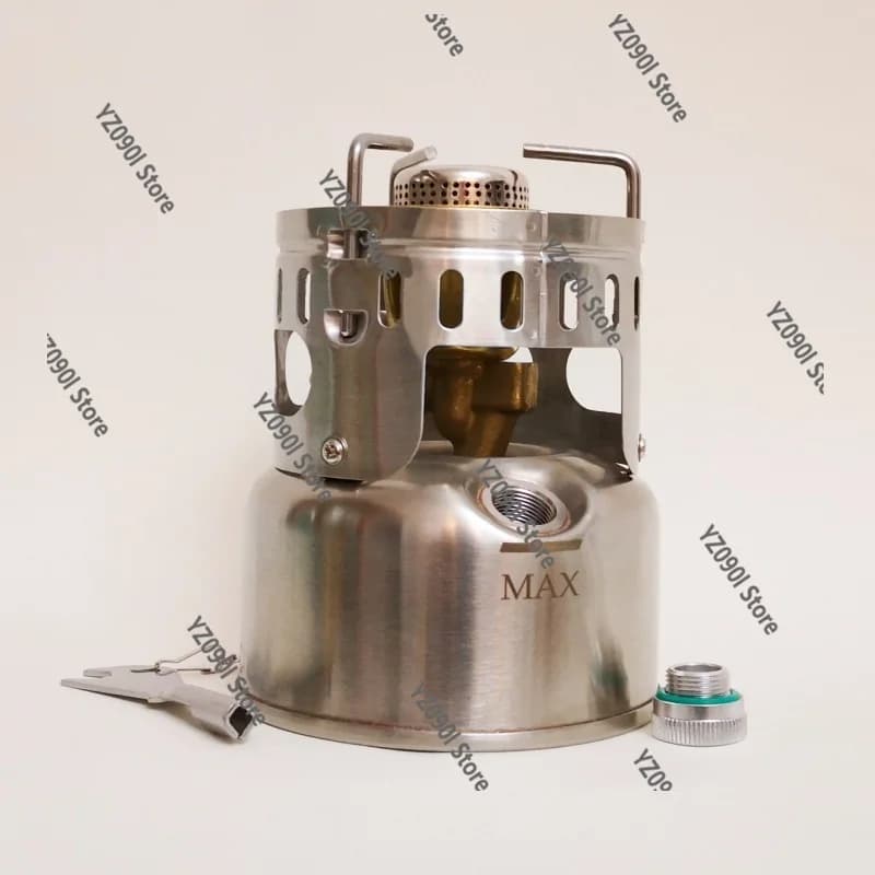Outdoor Camping Stove, Self Pressurizing Fuel Tank Design, Built-in Easy Cleaning Structure