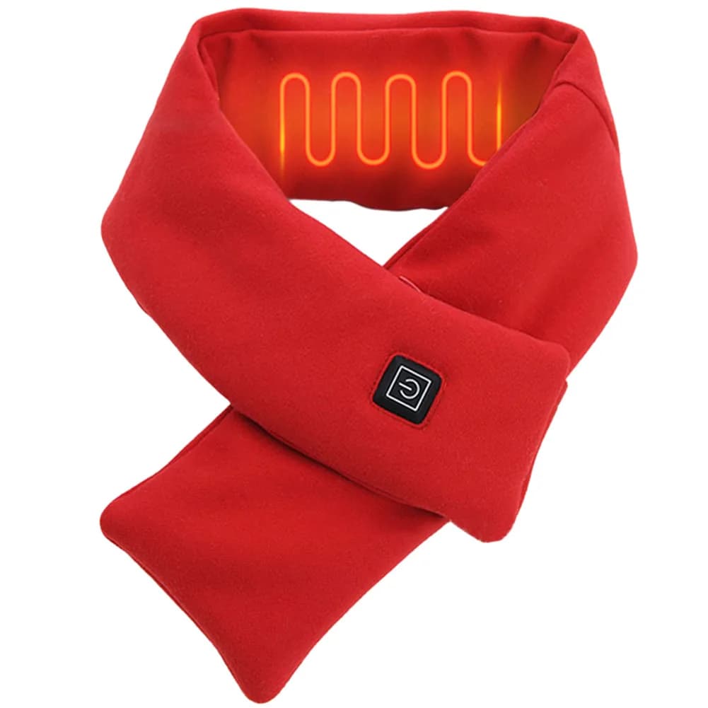 Sciarpa riscaldata calda Sciarpa riscaldante elettrica con ricarica USB Sciarpa riscaldata elettrica a prova di freddo lavabile per arrampicata, escursionismo, ciclismo