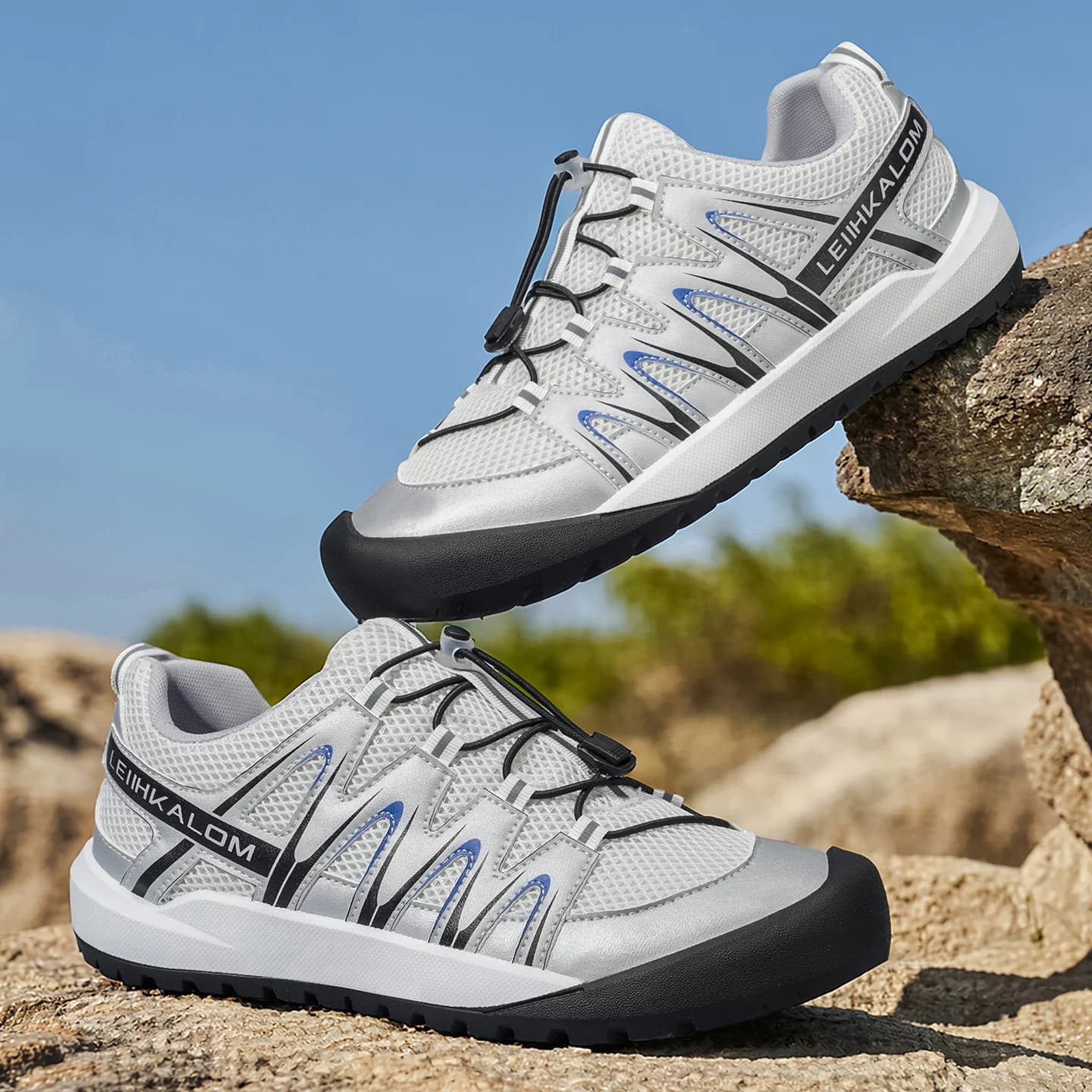 2026 New Summer Breathable Mesh Shoes, Lightweight Soft Sole Hiking Shoes, Comfortable Versatile Outdoor Casual Sneakers