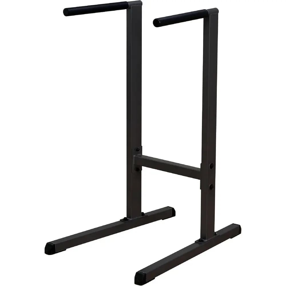 Steel Track Bars Resistant with Anti-slip Grips - Adjustable and Stable Support for Strength Training, Powder Painted, Black