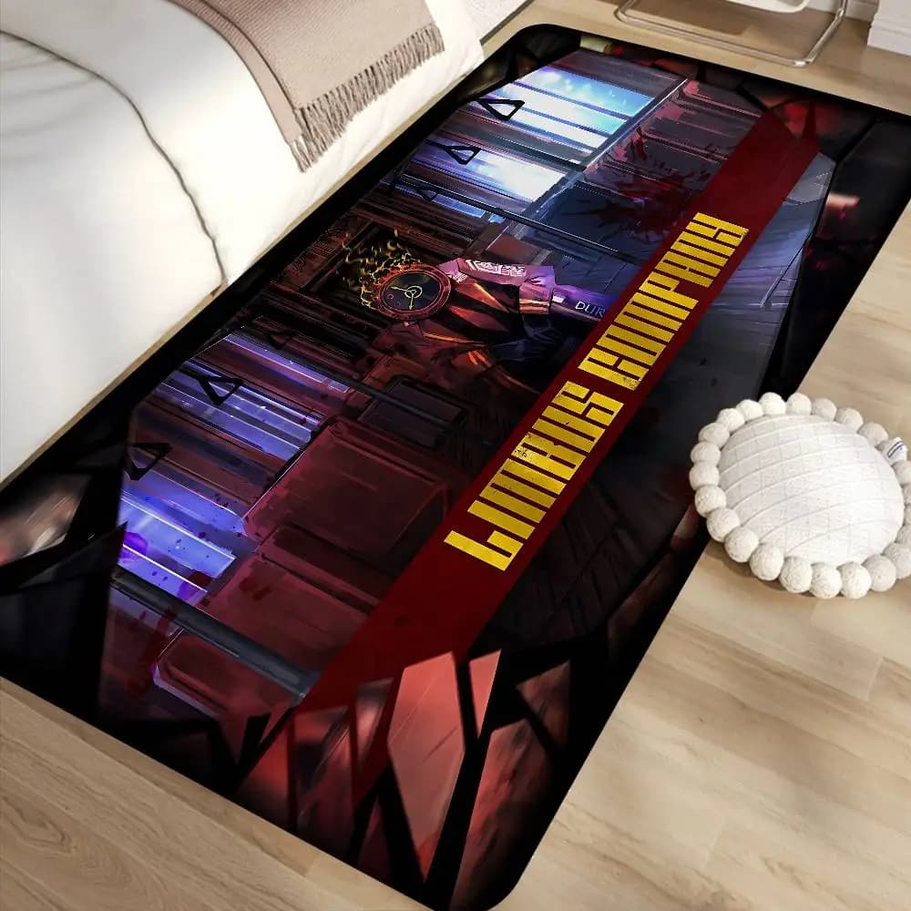 L-Limbus Company Tappetino per porta d'ingresso per giochi Lavabile antiscivolo Soggiorno Divano Sedie Tappetino per cucina Zerbino di benvenuto