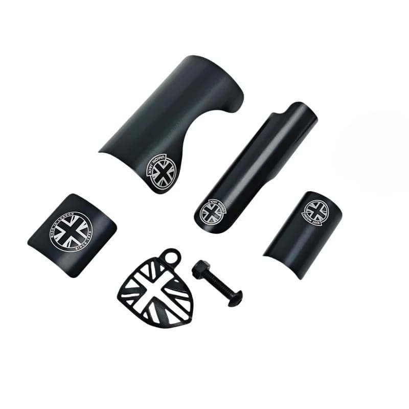 UnionJack Metal Protective Sticker Anti-Scratch Accessories Set for Brompton C/P Line Folding Bike BB & Fork & Frame Sticker