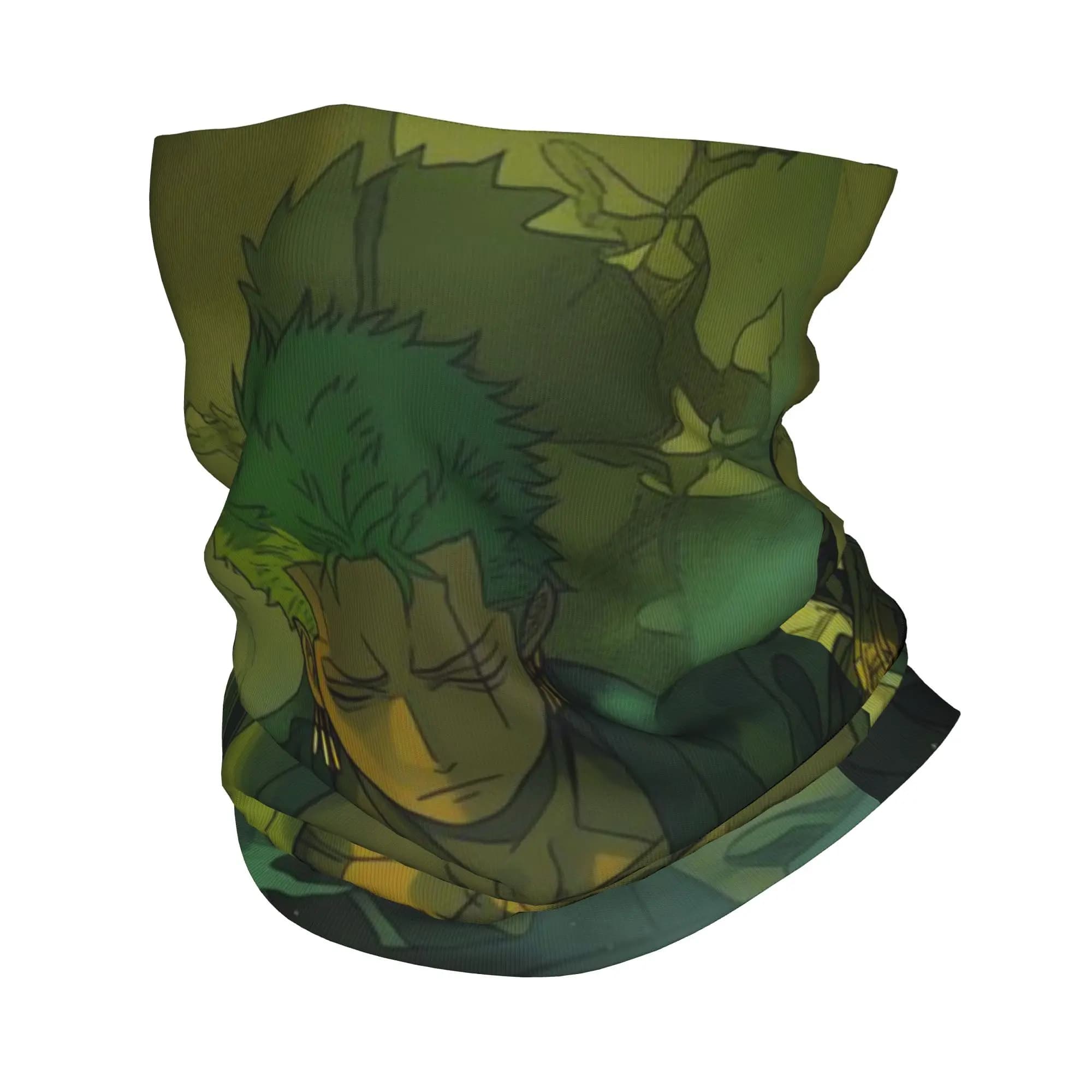 Bandana Anime Pirata Re dei Pirati, Maschera Facciale One Piece, Sciarpa Traspirante Unisex per Ciclismo e Equitazione