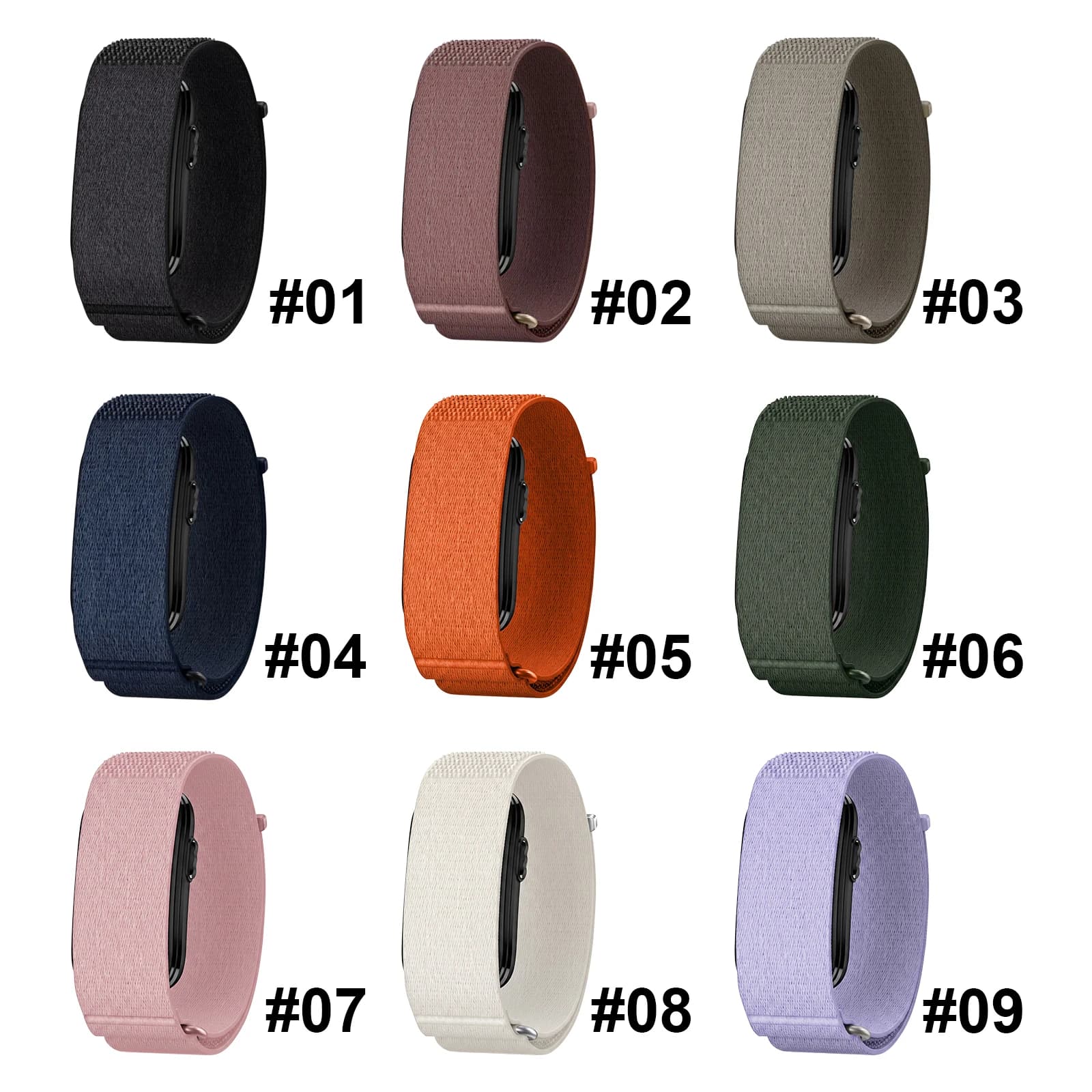 for CIRQA Smart Band Nylon Band with Quick-Release Clasp Micro-Adjustable Performance Loop Adjustable Sport Watch Strap