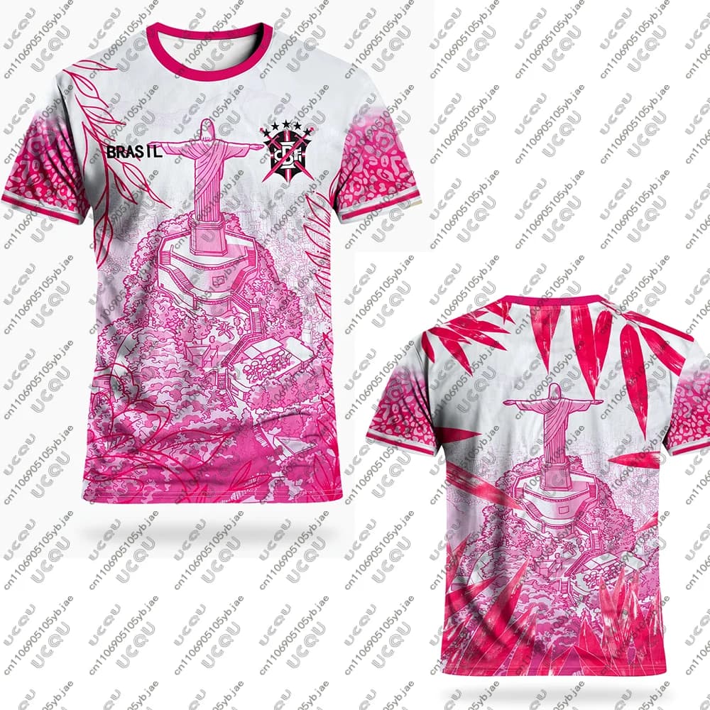 Abbigliamento da uomo Bambini Maschio Ragazzo Allenamento ad asciugatura rapida T-shirt traspirante Tee Sport Biarritz Top Gift Maglia da calcio brasiliana Calcio